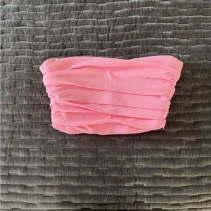 Pink Zara crop top